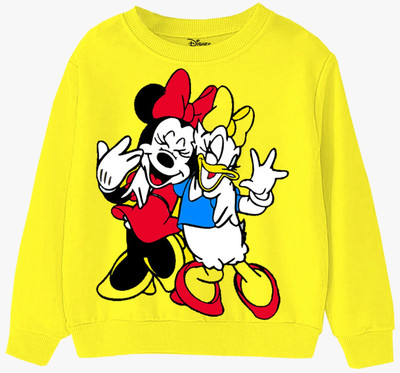 DISNEY BY MISS & CHIEF Full Sleeve Graphic Print Girls Sweatshirt