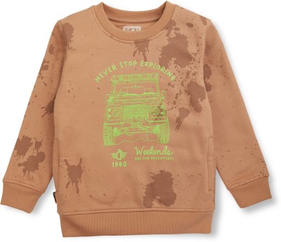 GINI & JONY Full Sleeve Printed Baby Boys Sweatshirt