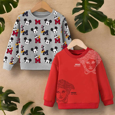 Mimmy Kids Full Sleeve Printed Baby Boys & Baby Girls Sweatshirt