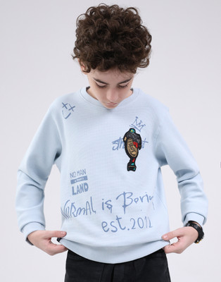 MONTE CARLO Full Sleeve Printed Boys Sweatshirt