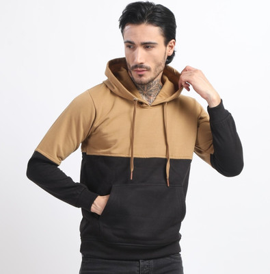 ADBUCKS Full Sleeve Color Block Men Sweatshirt