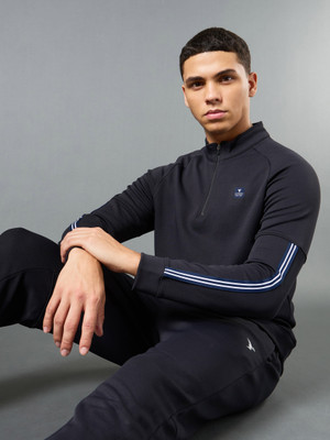 TECHNOSPORT Full Sleeve Solid Men Sweatshirt