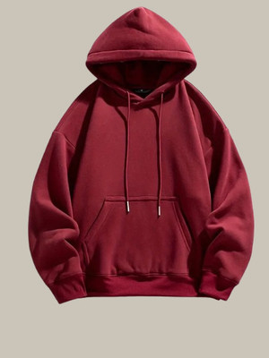 BUCKBARRY Full Sleeve Solid Men Sweatshirt