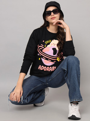 THE DRY STATE Full Sleeve Graphic Print Women Sweatshirt