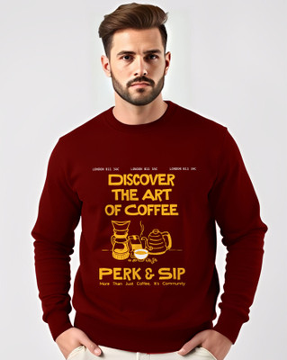 AUSK Full Sleeve Printed Men Sweatshirt