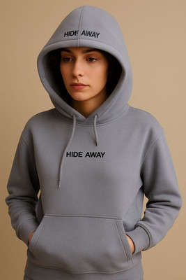 HIDEAWAY Full Sleeve Solid Women Sweatshirt