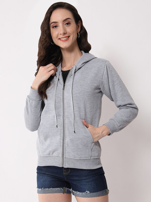 FUNDAY FASHION Full Sleeve Solid Women Sweatshirt