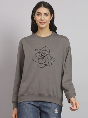 OBAAN Full Sleeve Printed Women Sweatshirt