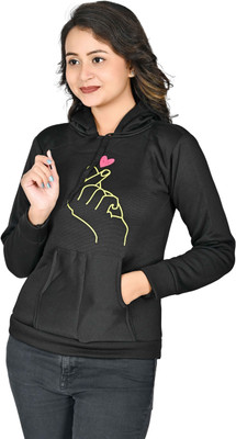 N C FASHION Full Sleeve Solid Girls Sweatshirt