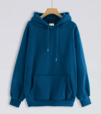 BEING WANTED Full Sleeve Solid Women Sweatshirt