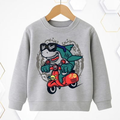 toystshirt Full Sleeve Printed Baby Boys & Baby Girls Sweatshirt