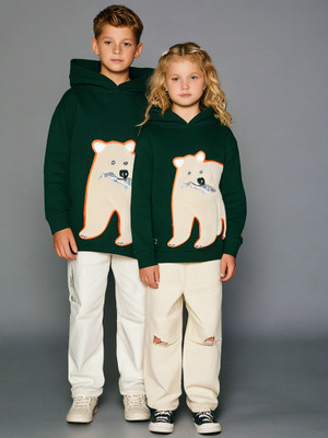 Cherry Crumble Full Sleeve Applique Boys & Girls Sweatshirt