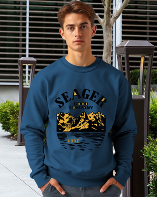 AOOSH Full Sleeve Printed Men Sweatshirt