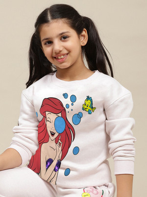 kidsville Full Sleeve Printed Girls Sweatshirt