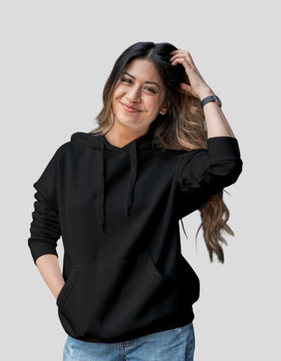 Pwexz Full Sleeve Solid Women Sweatshirt