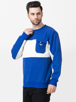OAKMANS Full Sleeve Solid Men Reversible Sweatshirt
