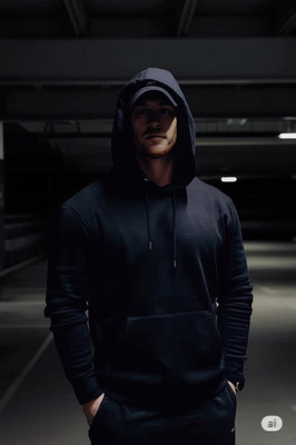 Xsware Full Sleeve Solid Men Sweatshirt