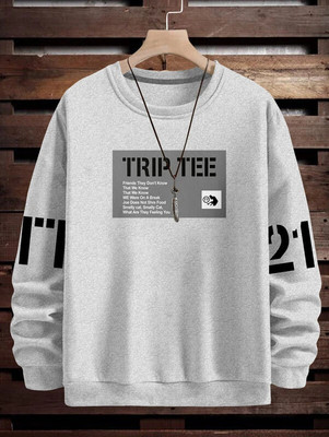Triptee Full Sleeve Printed Men Sweatshirt