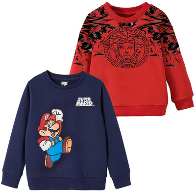 toystshirt Full Sleeve Printed Baby Boys & Baby Girls Sweatshirt