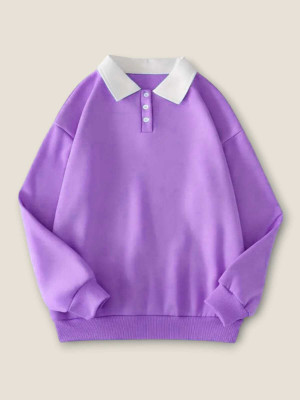 WAYIT FASHION Full Sleeve Solid Women Sweatshirt