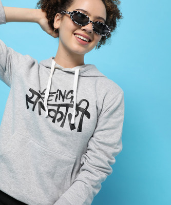 CAMPUS SUTRA Full Sleeve Printed Women Sweatshirt