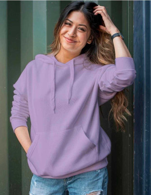 Nilan Full Sleeve Solid Women Sweatshirt