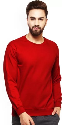 Trond Full Sleeve Solid Men Sweatshirt