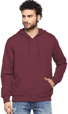 ADRO Full Sleeve Solid Men Sweatshirt