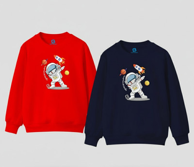 cottbray Full Sleeve Graphic Print Boys Sweatshirt