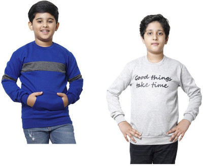 AE Trends Full Sleeve Solid Boys Sweatshirt