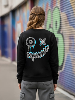 Manlino Full Sleeve Graphic Print Women Sweatshirt