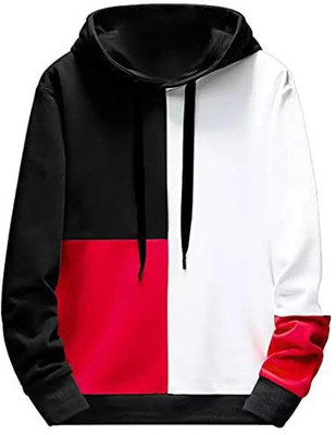 DivRa Clothing Full Sleeve Color Block Men Sweatshirt