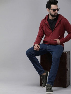 Mast & Harbour Full Sleeve Solid Men Sweatshirt