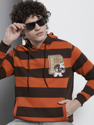 The Indian Garage Co. Full Sleeve Striped Men Sweatshirt