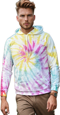 HueCoast Full Sleeve Dyed Men Sweatshirt