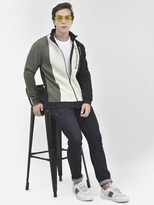 CRIMSOUNE CLUB Full Sleeve Color Block Men Sweatshirt