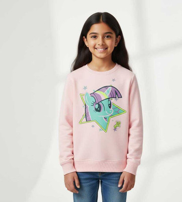 SARSAH Full Sleeve Printed Girls Sweatshirt