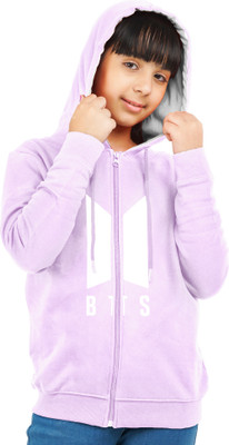 Ariel Full Sleeve Solid Girls Sweatshirt