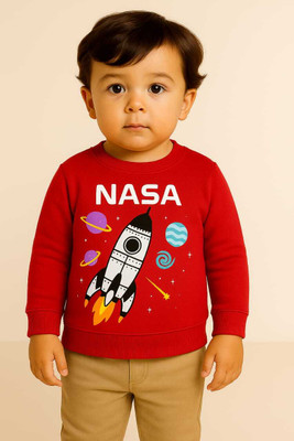 toystshirt Full Sleeve Printed Baby Boys & Baby Girls Sweatshirt