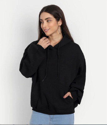Henry Full Sleeve Solid Women Sweatshirt