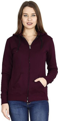 HR FASHION Full Sleeve Solid Women Sweatshirt