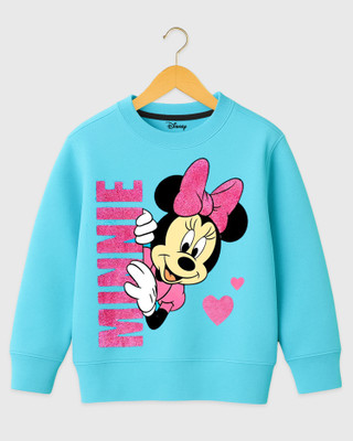 DISNEY BY MISS & CHIEF Full Sleeve Printed Girls Sweatshirt