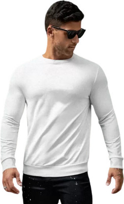 VDART TREND Full Sleeve Solid Men Sweatshirt