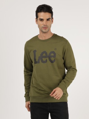 LEE Full Sleeve Printed Men Sweatshirt