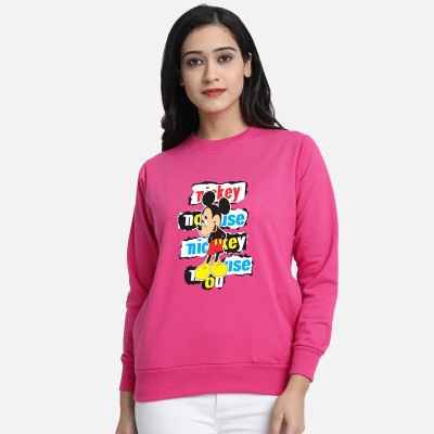 DISNEY by DreamBe Full Sleeve Printed Women Sweatshirt