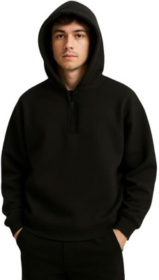 O3e Full Sleeve Solid Men Sweatshirt