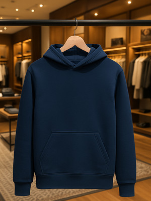 YONGE Full Sleeve Solid Men Sweatshirt