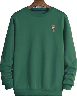 FASHLOOK Full Sleeve Printed Men Sweatshirt