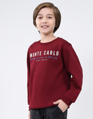 MONTE CARLO Full Sleeve Printed Boys Sweatshirt