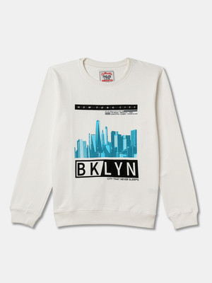 R&B Full Sleeve Graphic Print Boys Sweatshirt
